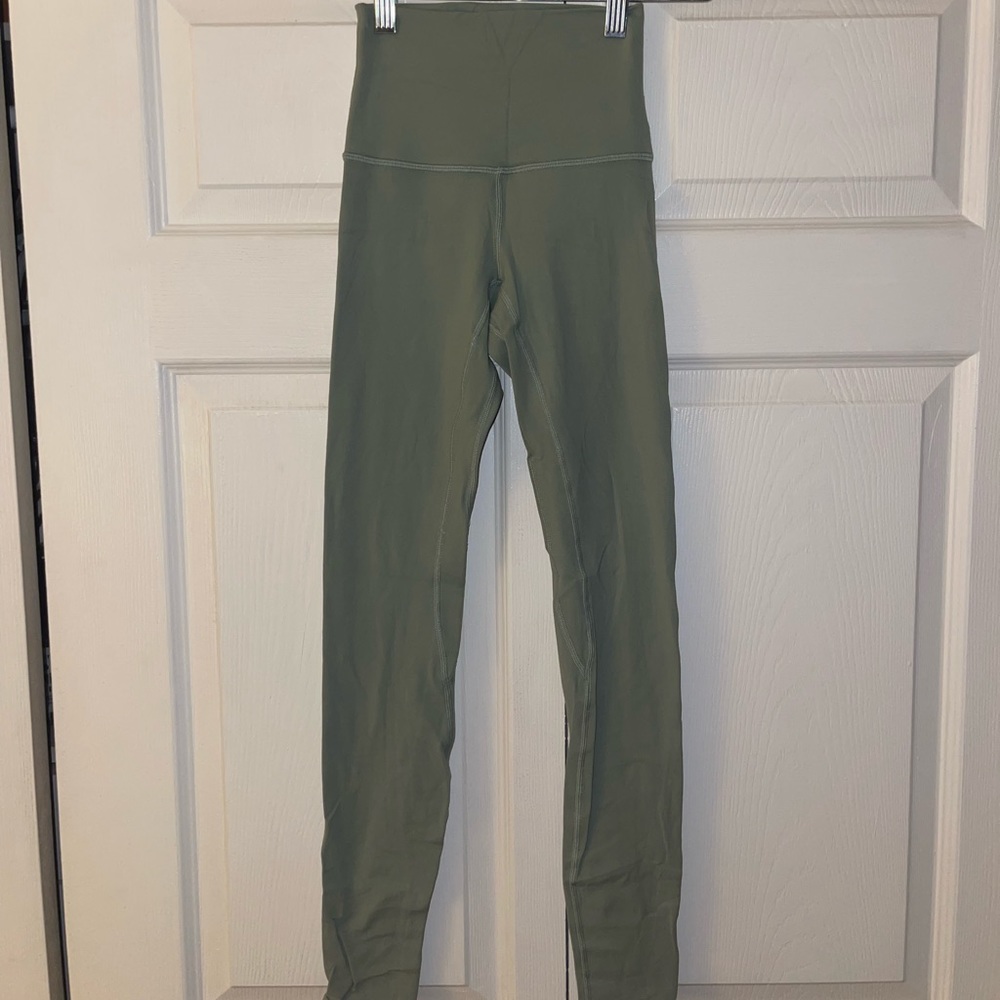 Seafoam green lululemon align leggings